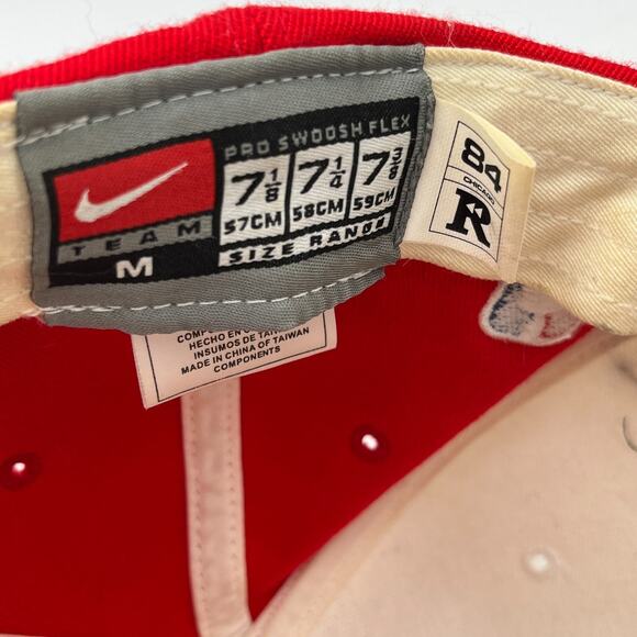 Vintage Nike Chicago Bulls Embroidered Hat Cap Medium - Picture 8 of 11